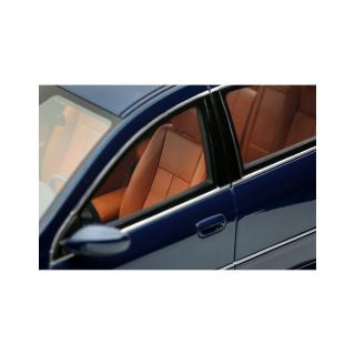 Peugeot 607 3.0 V6 Phase 2 Blue Montebello 2008 OttO mobile 1:18 Resinemodell (Türen, Motorhaube... nicht zu öffnen!)
